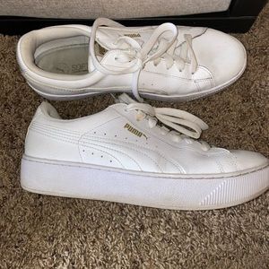 Puma All White Shoes